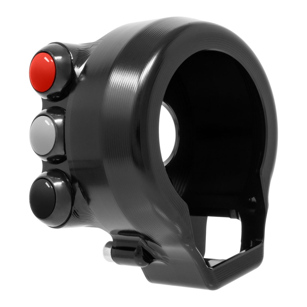 [JPCOAP660N-002] Jetprime Throttle Cover with Handlebar Switch for Aprilia RSV4 / Tuono V4 (Black) - image 2