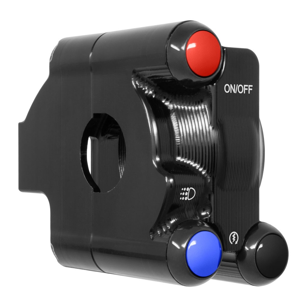[JPCODU006N-004] Jetprime Throttle Cover with Handlebar Switch for Ducati Monster 821 - image 1