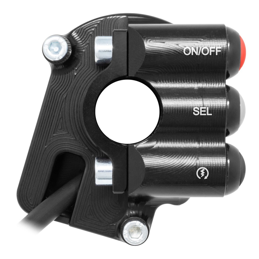 [JPCOKA054] Jetprime Throttle Cover with Handlebar Switch for Kawasaki Ninja ZX-10R / R (Black) - image 3