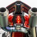 [JPKITFPDU001] Jetprime Racing Rear Light with Akrapovic Exhaust Brackets Kit for Ducati Panigale V4 - image 2