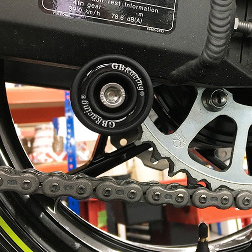 [BA12-10-GBR-SET-001] GBRacing 10mm Paddock Stand Bobbins for CFMOTO 675NK - image 2