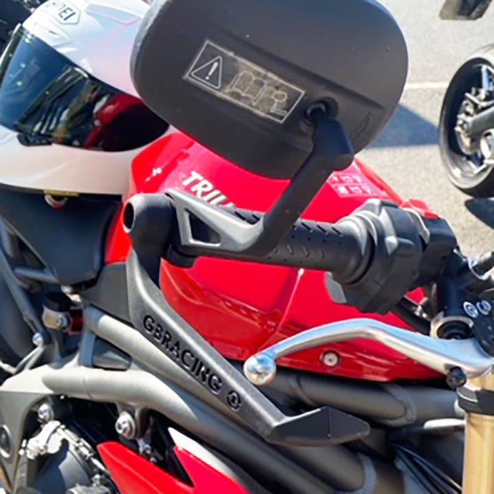 [BLG-S5-A160-GBR-002] GBRacing Brake Lever Guard A160 for Triumph Street Triple 765 - image 1