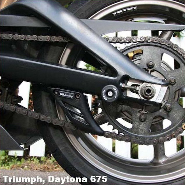 [CGA06-GBR-002] GBRacing Lower Chain Guard / Shark Fin for Triumph Street Triple 675 - image 1