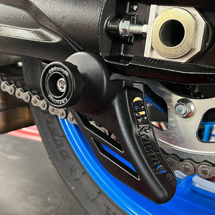 [CGA18-GBR-SET-013] GBRacing Lower Chain Guard 8mm Paddock Stand Bobbin Assembly for Suzuki GSX-S750 - image 1