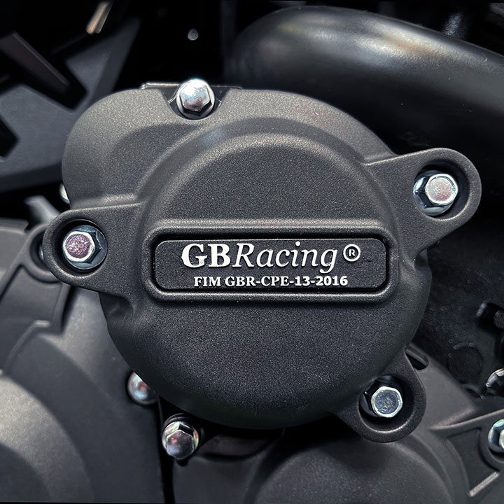[EC-GSXS750-L7-6-GBR-003] GBRacing Starter Case Cover for Suzuki GSX-S750 - image 1