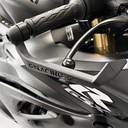 [BLG-M12-S10-A160-GBR] GBRacing Brake Lever Guard A160 M12 Threaded 10mm Spacer Bar End 160mm - image 3