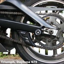 [CGA06-GBR-002] GBRacing Lower Chain Guard / Shark Fin for Triumph Street Triple 675 - image 2