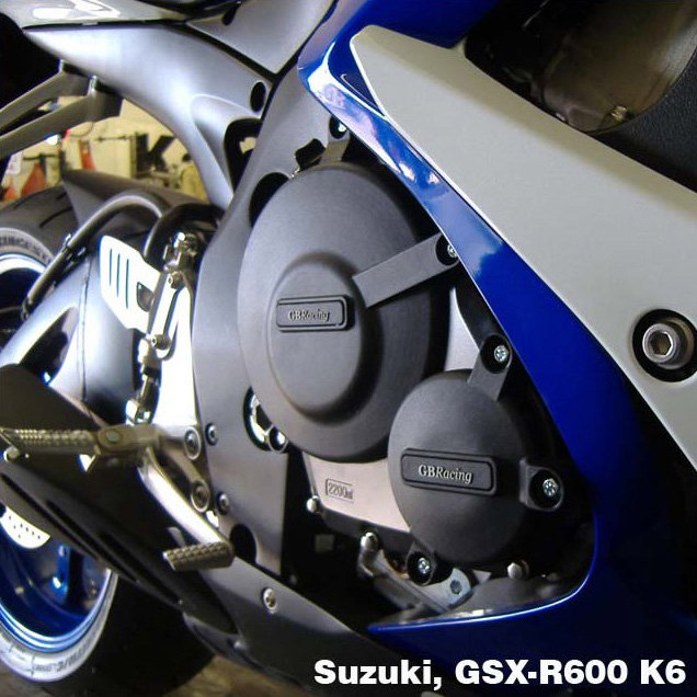 [CP-GSXR600-K6-CS-GBR] GBRacing Crash Protection Bundle for Suzuki GSX-R 600 / GSX-R 750 - image 1