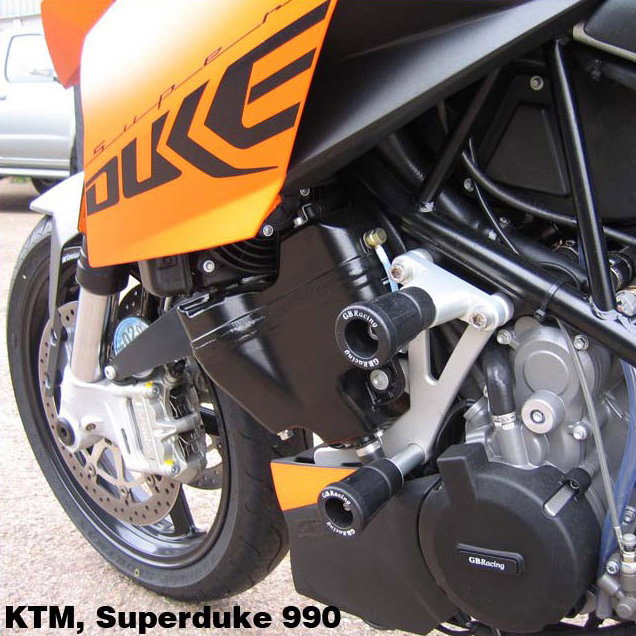 [CP-SD-CS-GBR] GBRacing Crash Protection Bundle for KTM 990 Super Duke / R 2005 - 2013 - image 1