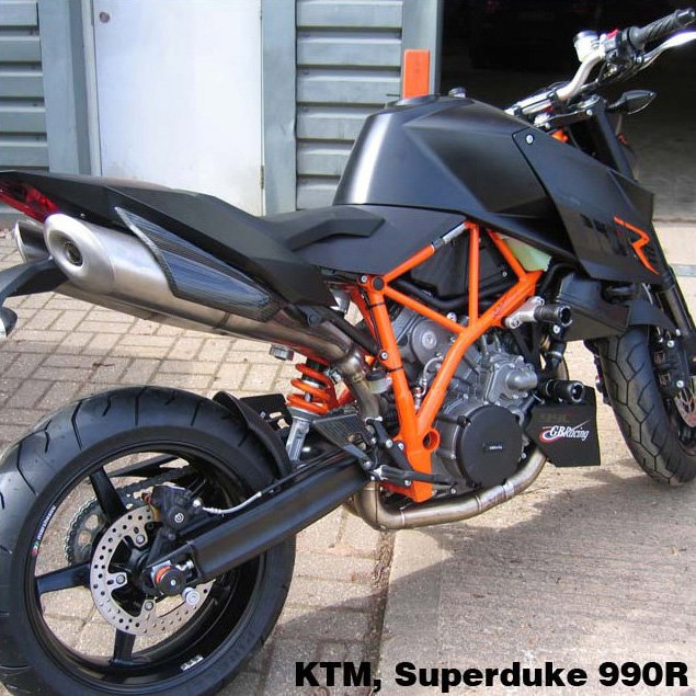 [CP-SD-CS-GBR] GBRacing Crash Protection Bundle for KTM 990 Super Duke / R 2005 - 2013 - image 2