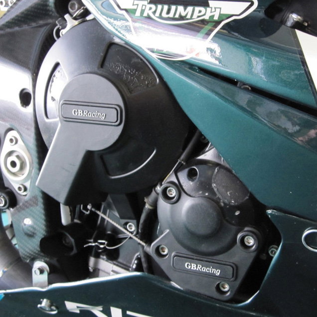[CP675-CS-8-GBR] GBRacing Crash Protection Set (Street/8mm) Triumph Daytona 675 Street Triple R - image 1