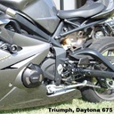 [CP675-CS-8-GBR] GBRacing Crash Protection Set (Street/8mm) Triumph Daytona 675 Street Triple R - image 3
