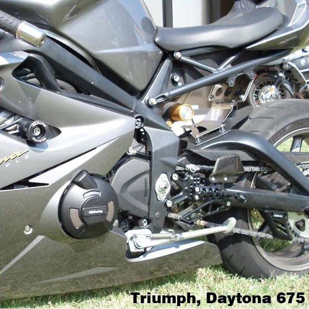 [CP675-CS-GBR] GBRacing Crash Protection Set (Street/6mm) Triumph Daytona 675 Street Triple R - image 1