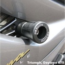 [CP675-SET-GBR] GBRacing Frame Sliders / Crash Knobs for Triumph Daytona 675 Street Triple / R - image 1
