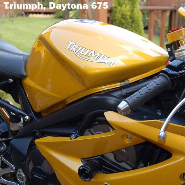 [CP675-SET-GBR] GBRacing Frame Sliders / Crash Knobs for Triumph Daytona 675 Street Triple / R - image 2