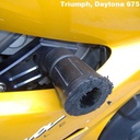 [CP675-SET-GBR] GBRacing Frame Sliders / Crash Knobs for Triumph Daytona 675 Street Triple / R - image 3