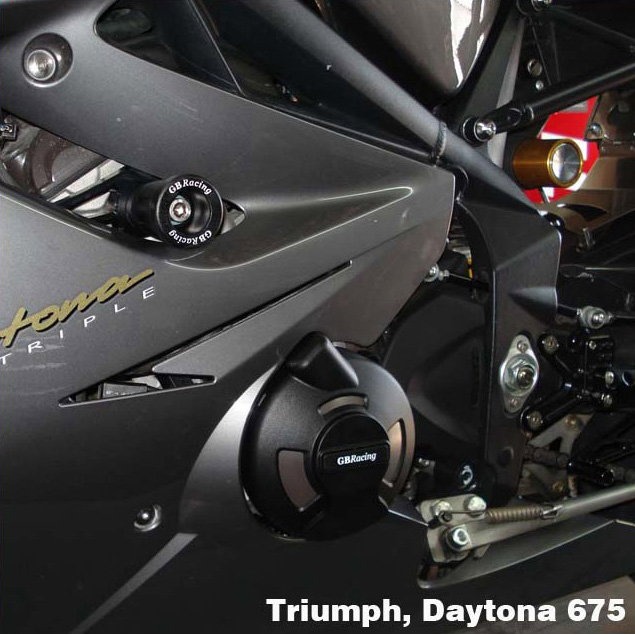 [CP675NSAS-GBR] GBRacing Frame Slider LHS Assy for Triumph Daytona 675 Street Triple / R - image 2