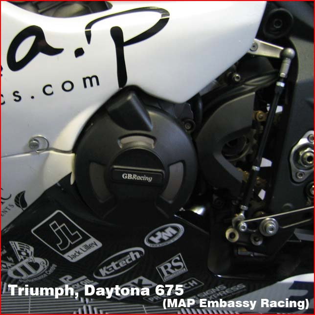 [EC-D675-1-GBR] GBRacing Alternator Cover for Triumph Daytona 675 Street Triple / R - image 1