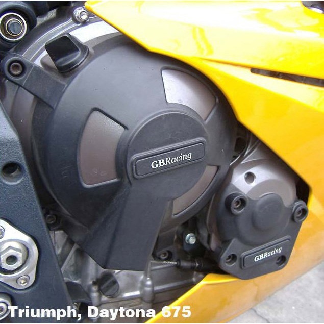 [EC-D675-2-GBR] GBRacing Gearbox / Clutch Cover for Triumph Daytona 675 Street Triple / R - image 1