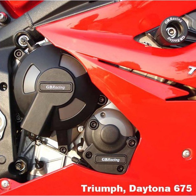 [EC-D675-SET-GBR] GBRacing Engine Case Cover Set for Triumph Daytona 675 Street Triple / R - image 1