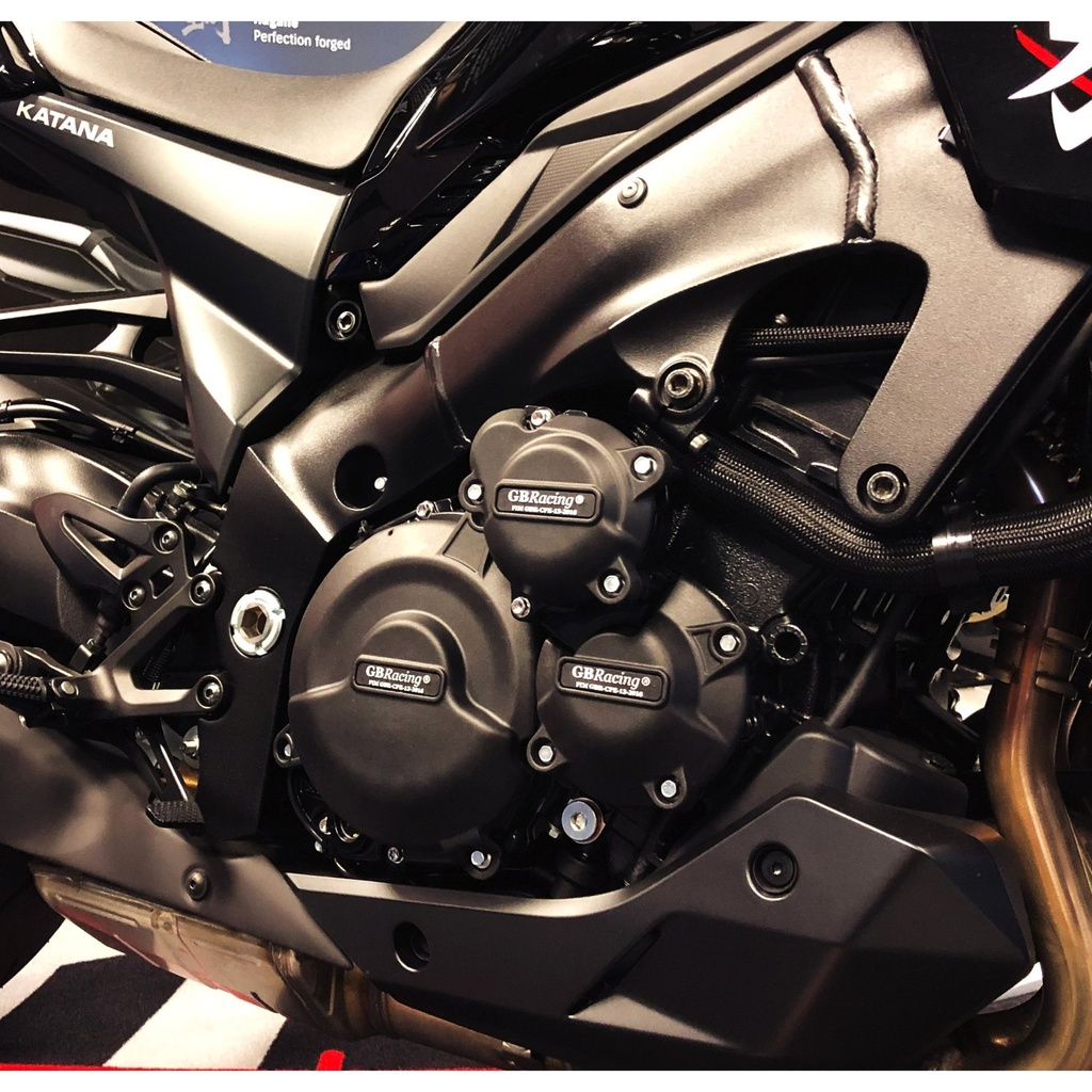 [EC-GSXS1000-L5-6-GBR] GBRacing Starter Cover for Suzuki GSX-S 1000 Katana - image 1