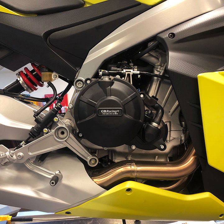 [EC-RS660-2021-2-GBR] GBRacing Gearbox / Clutch Case Cover for Aprilia RS660 Tuono - image 2