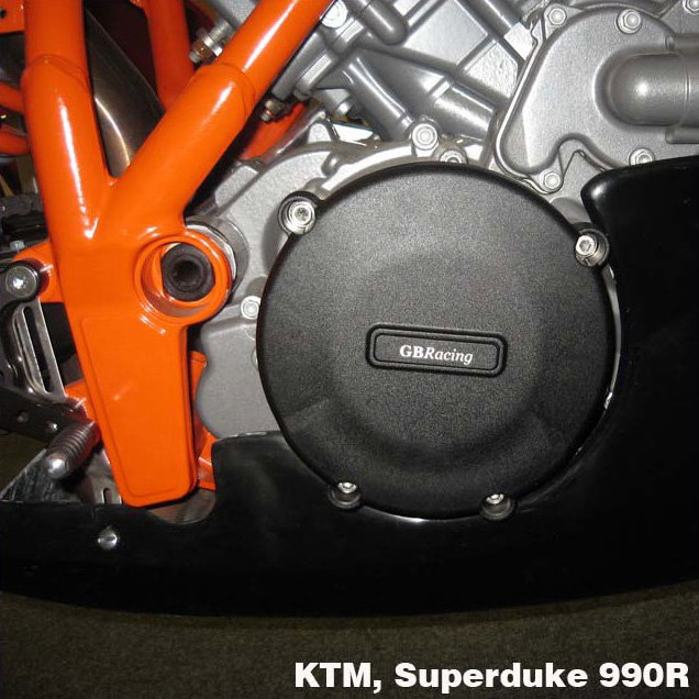 [EC-SD-2-GBR] GBRacing Gearbox / Clutch Cover for KTM 950 / 990 LC8, Super Duke - image 1