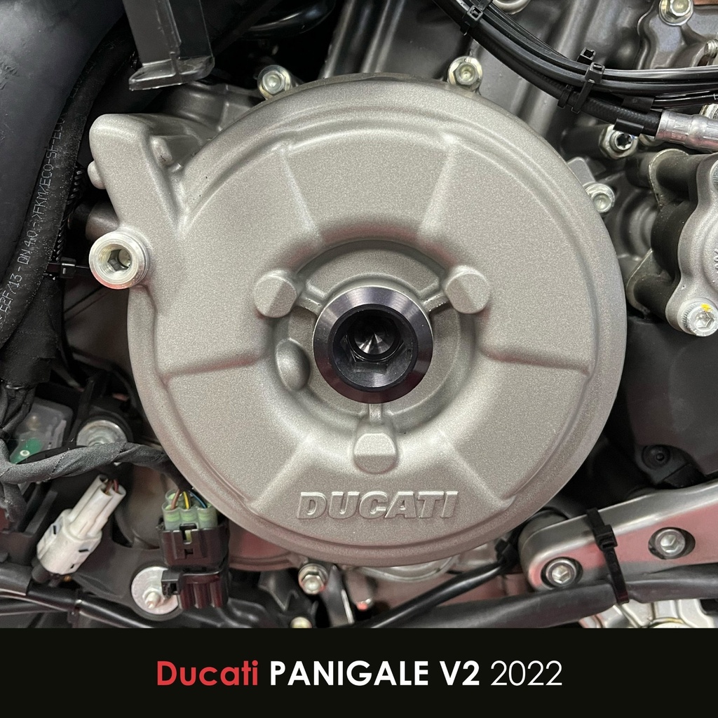 [EC-V2-2020-1-GBR] GBRacing Alternator Cover for Ducati Panigale V2 2020 - 2024 - image 1