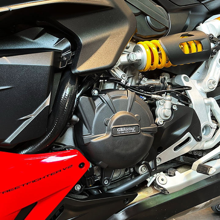 [EC-V2-SF-2022-1-GBR] GBRacing Alternator / Stator Cover for Ducati Streetfighter V2 2022 - image 2