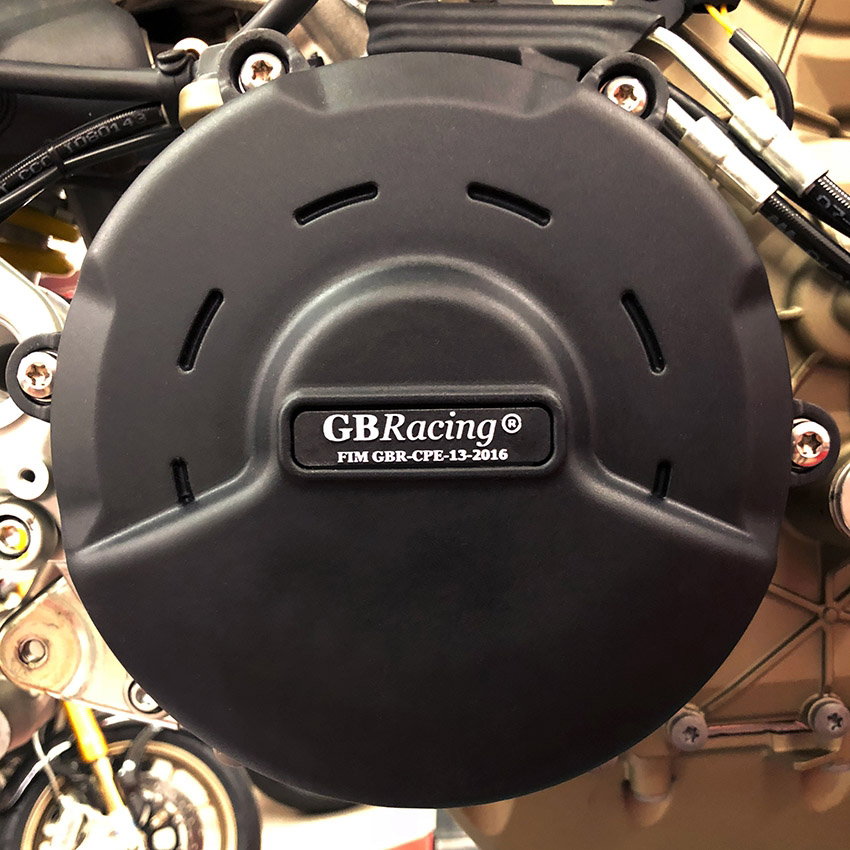 [EC-V4-2018-2-GBR] GBRacing Gearbox / Clutch Cover for Ducati Panigale V4 2018 - 2024 - image 1