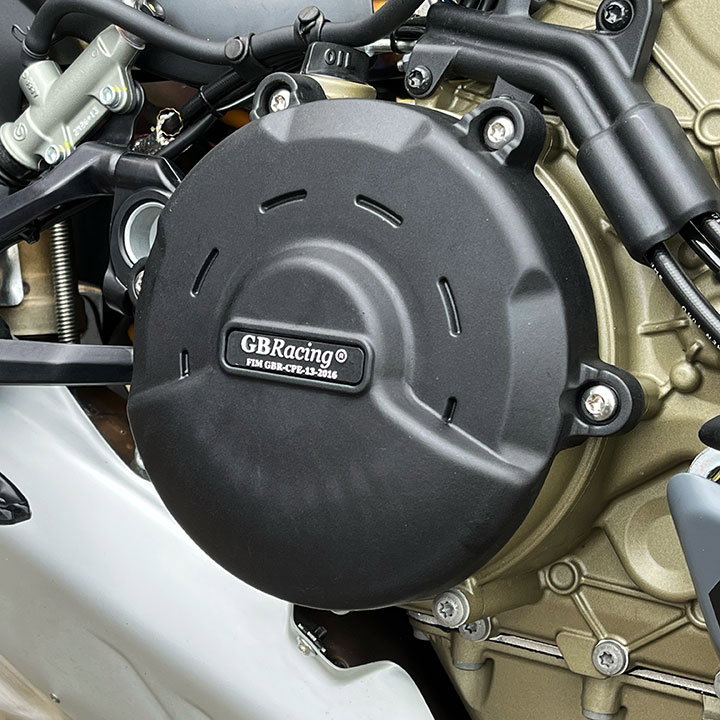 [EC-V4-SF-2023-2-GBR] GBRacing Gearbox / Clutch Cover for Ducati Streetfighter V4 2023 - image 1