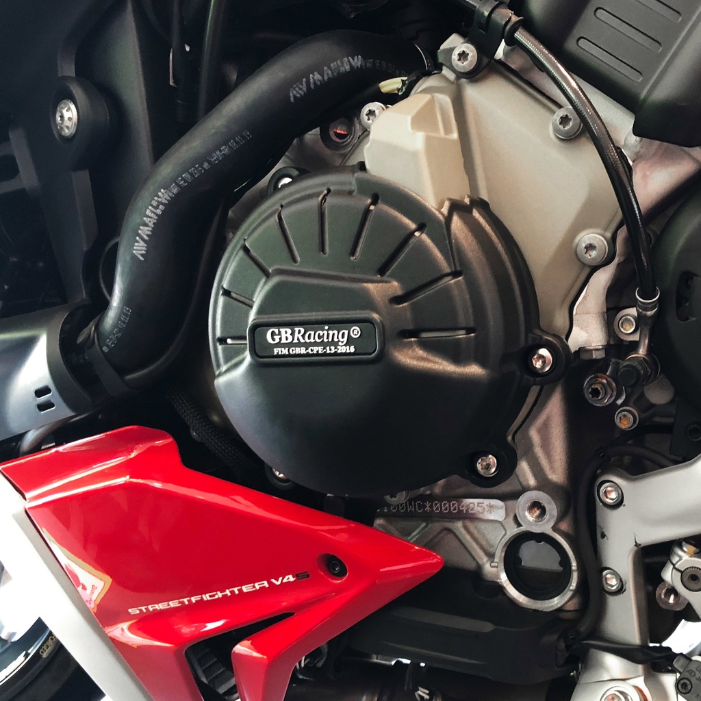 [EC-V4S-SF-2020-SET-GBR] GBRacing Engine Case Cover Set for Ducati Streetfighter V4 2020 - 2022 - image 2