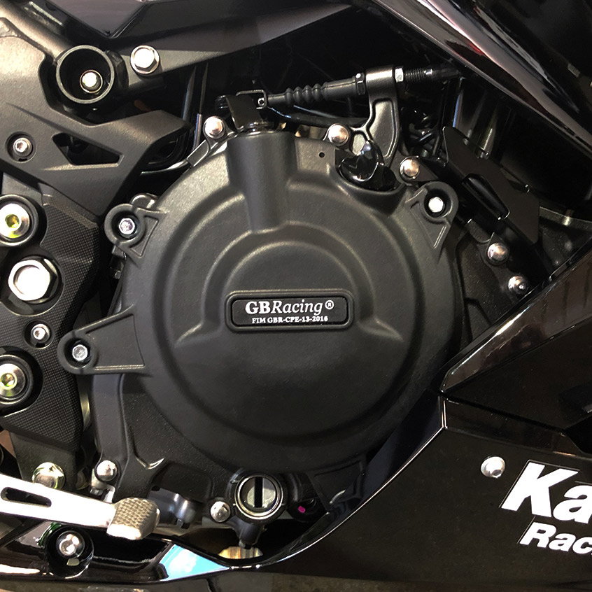 [EC-ZXR400-2018-2-GBR] GBRacing Gearbox / Clutch Case Cover for Kawasaki Ninja 400 500 - image 1