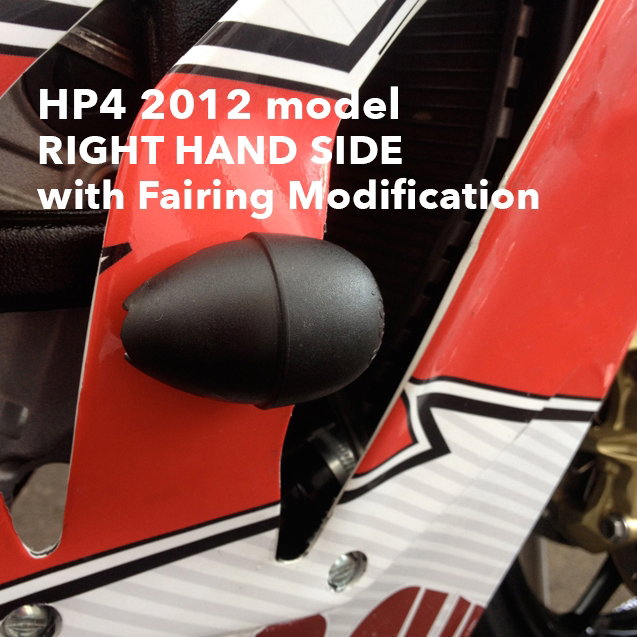 [FS-S1000RR-2009-S] GBRacing Bullet Frame Sliders (Street) for BMW S1000RR HP4 - image 1