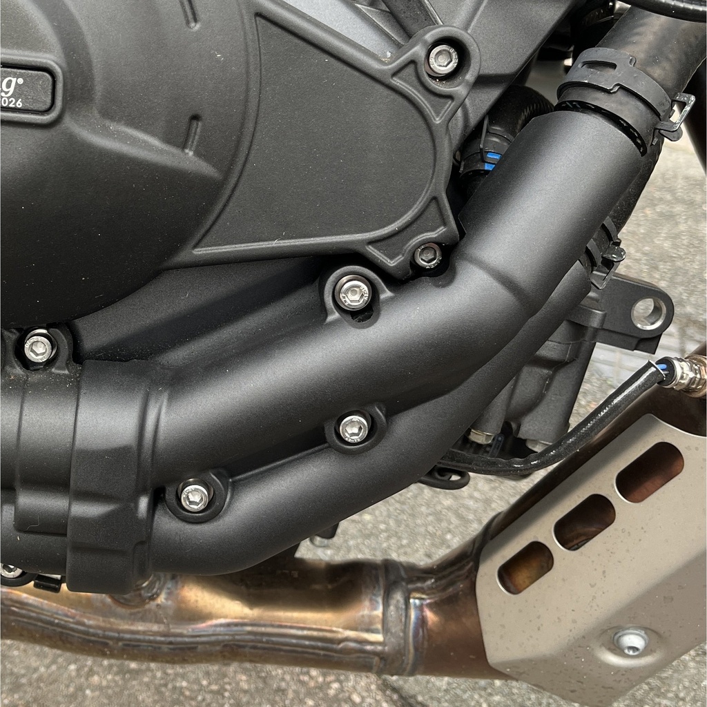 [WPC-MT07-2025] GBRacing Water Pipe Cover for Yamaha MT-07 Tenere 2025 - image 2