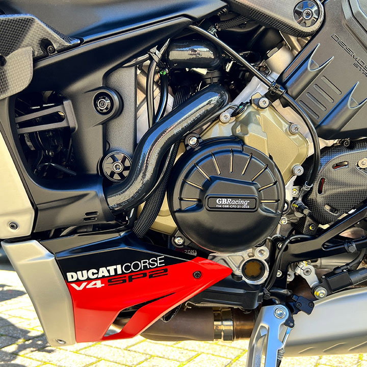 [EC-V4S-SF-2020-1-GBR] GBRacing Alternator / Stator Cover for Ducati Streetfighter V4 2020 - 2024 - image 1