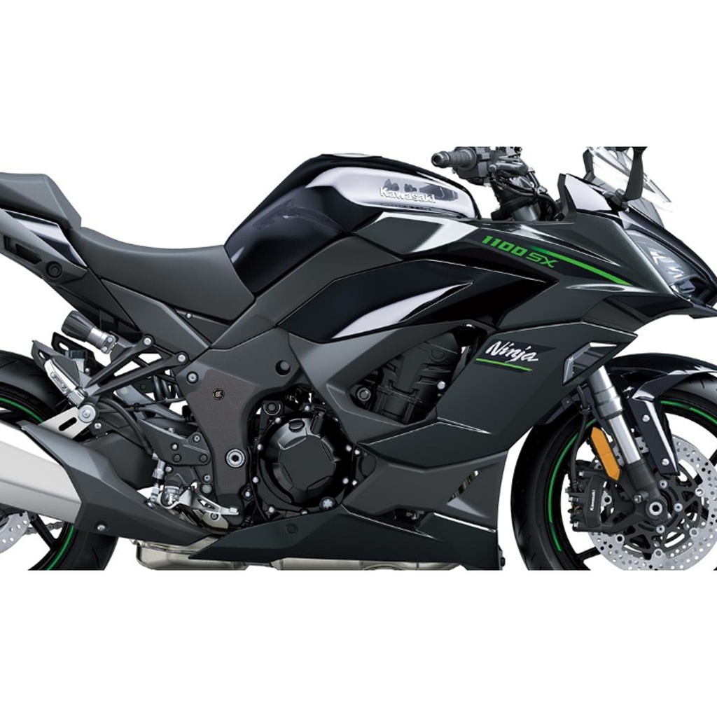 [SCUFFKAW417BL] Eazi-Grip Scuff Guard Kit for Kawasaki Ninja 1000 1100SX - image 1