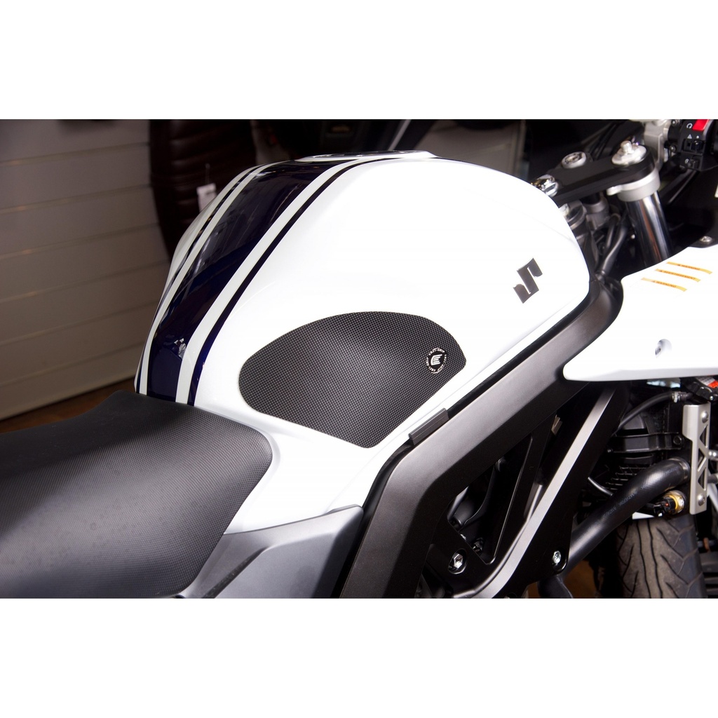 [EVO720BL] Eazi-Grip EVO Tank Grips for Suzuki SV650 2003 - 2012, clear or black (Black) - image 1