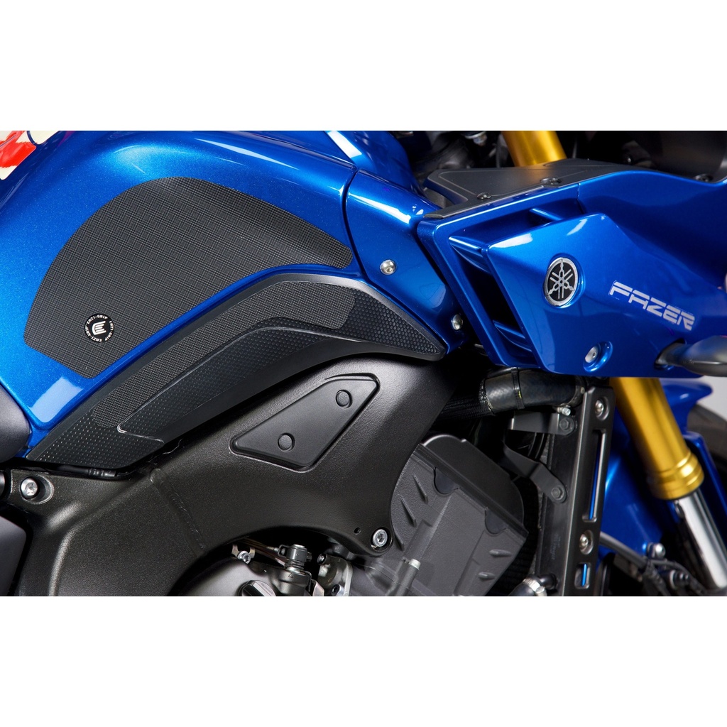 [EVO913BL] Eazi-Grip EVO Tank Grips for Yamaha FZ8 Fazer8, FZ8N, FZ8S, clear or black (Black) - image 1