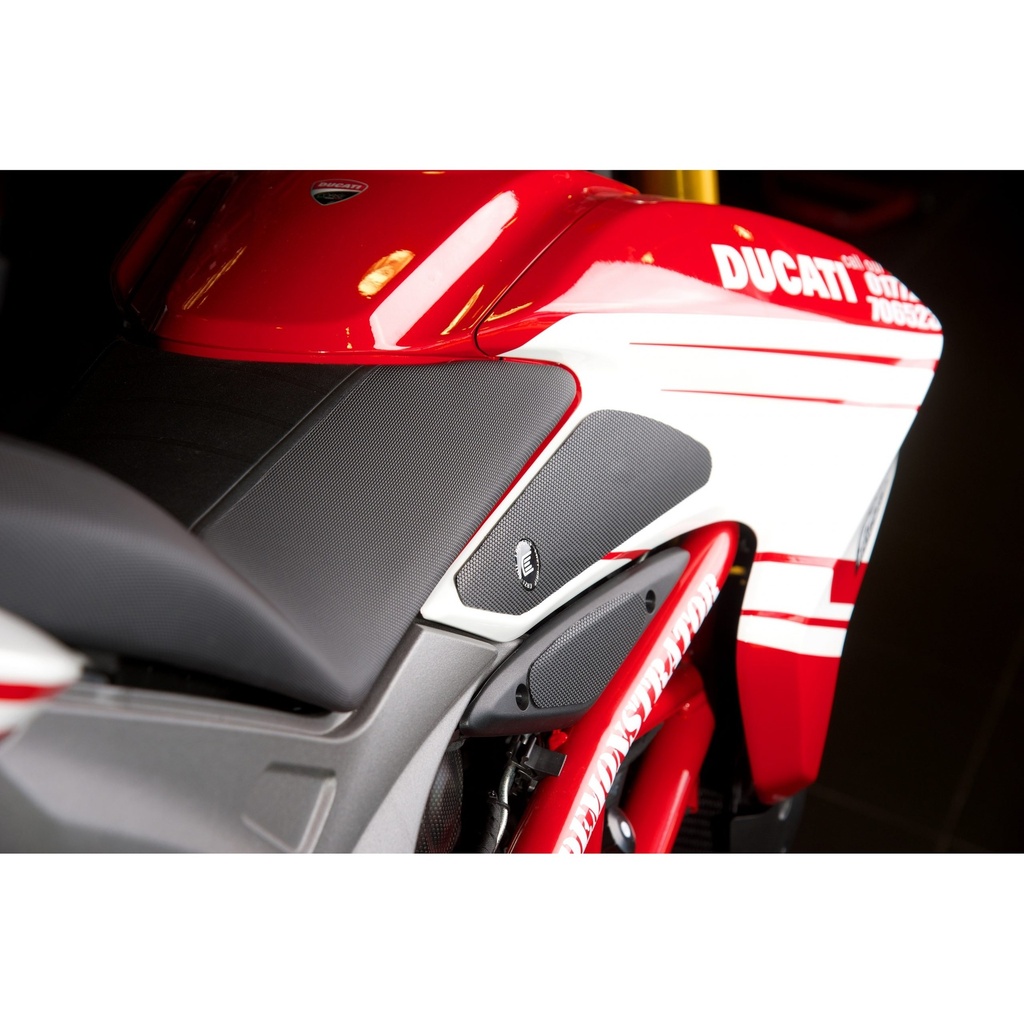 [EVO217BL] Eazi-Grip EVO Tank Grips for Ducati Hyperstrada Hypermotard 821 / SP (Black) - image 2
