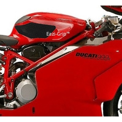 [PRO209BL] Eazi-Grip PRO Tank Grips for Ducati 749 and 999, clear or black (Black) - image 2