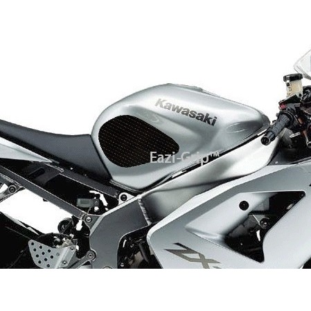 [PRO405BL] Eazi-Grip PRO Tank Grips for Kawasaki Ninja ZX-6R 636 2003 - 2004 clear, black (Black) - image 2