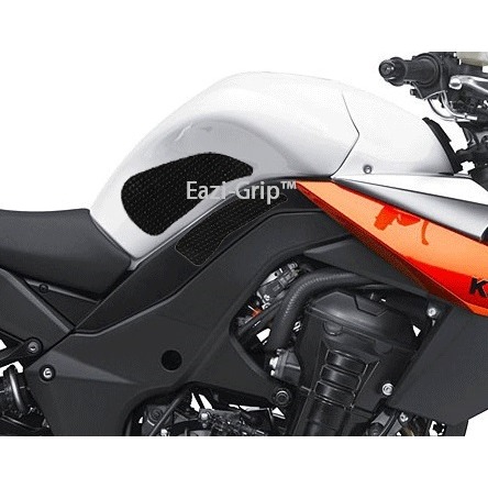[PRO417BL] Eazi-Grip PRO Tank Grips for Kawasaki Z1000 2010 - 2013, clear or black (Black) - image 2