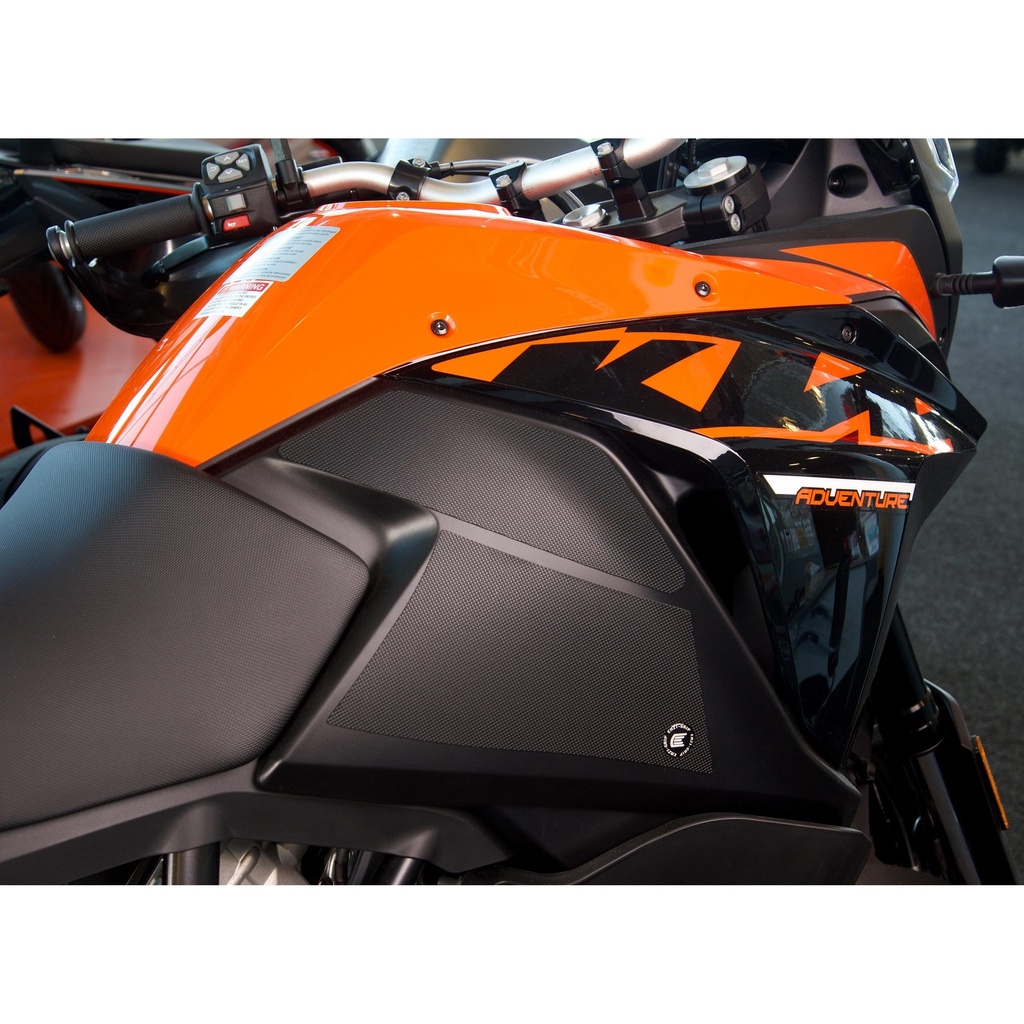 [EVO500BL] Eazi-Grip EVO Tank Grips for KTM 1090 1190 1290 Adventure / R, clear or black (Black) - image 1