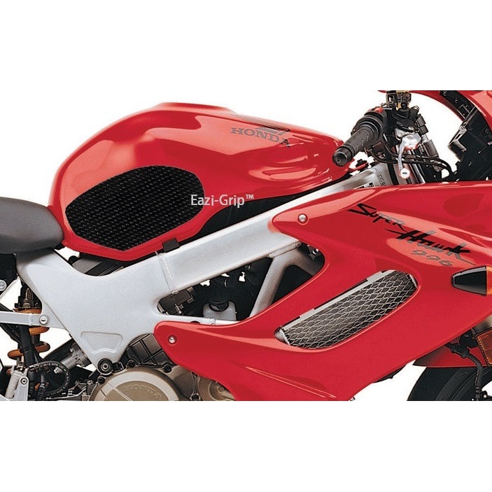 [EVO312BL] Eazi-Grip EVO Tank Grips for Honda VTR1000F 2001 - 2006, clear or black (Black) - image 1