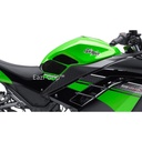 [EVO402BL] Eazi-Grip EVO Tank Grips for Kawasaki Ninja 300, clear or black (Black) - image 1