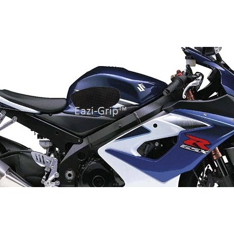 [PRO713BL] Eazi-Grip PRO Tank Grips for Suzuki GSX-R1000 2005 K5 - 2006 K6, clear or black (Black) - image 2