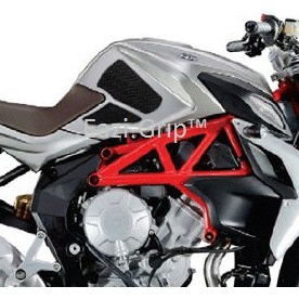 [EVO603BL] Eazi-Grip EVO Tank Grips for MV Agusta Brutale Dragster 2012 - 2017, clear or black (Black) - image 1
