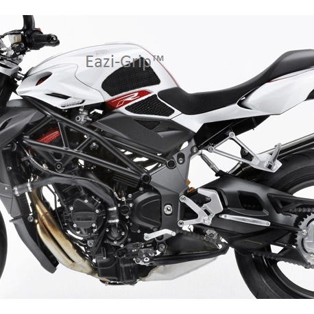 [PRO601BL] Eazi-Grip PRO Tank Grips for MV Agusta Brutale 1090 R RR 2010 - 2019, clear or black (Black) - image 2