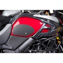 [EVO722BL] Eazi-Grip EVO Tank Grips for Suzuki V-Strom 1000 DL1000 2014 - 2019, clear or black (Black) - image 1